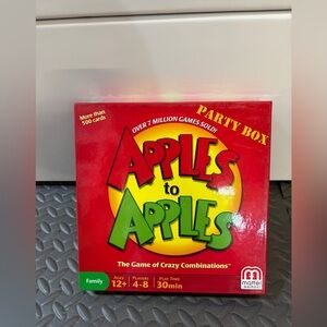 Mattel Apples to Apples card game age 12+